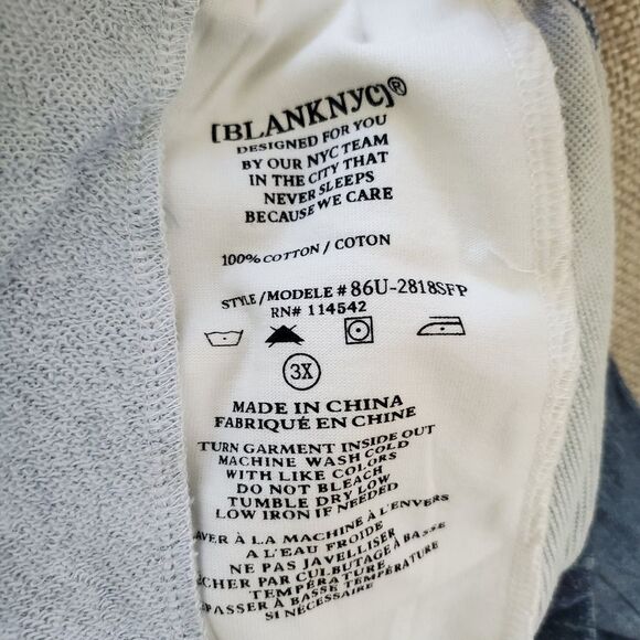 NEW! Blank NYC | 'Overthink It' Denim Jogger Pants - size 3X - Picture 13 of 13